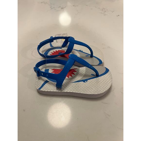 NWT Tropic Sun Toddler Shark Flip Flops 7/8 - Picture 2 of 8